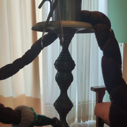 Large traditional handmade hookah 100% functional from Tunisia like new