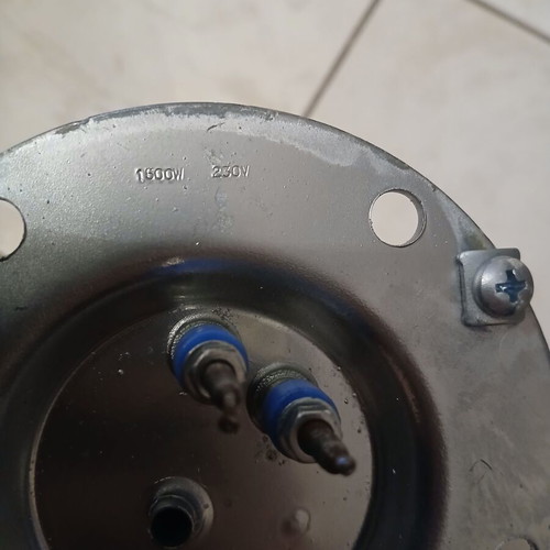 Water heater element 1500w new with 5 holes and flange