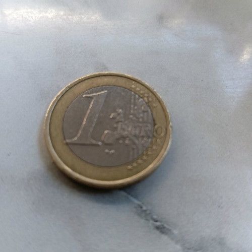 1€ France Coin used 2001 collectible with mint errors