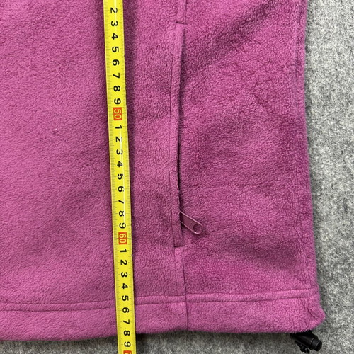 Columbia fleece jacket women's L used, pink, cottagecore style