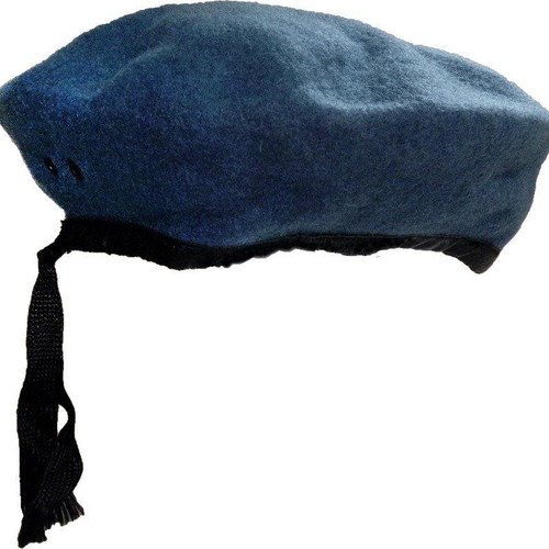 Military beret blue Navy MARK697 refurbished with adjustable cord
