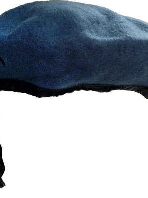 Military beret blue Navy MARK697 refurbished with adjustable cord