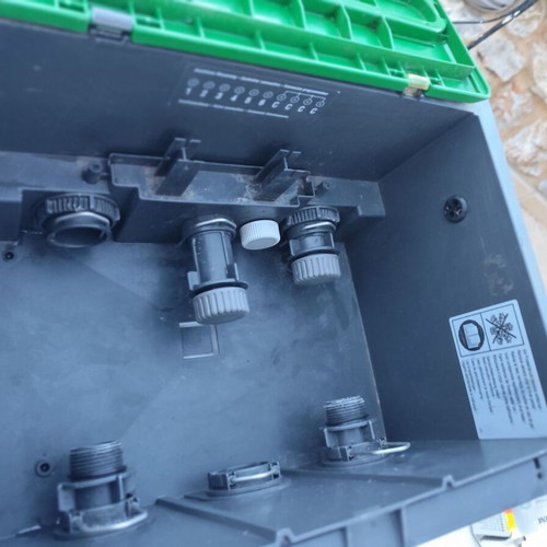 Gardena automatic watering set used with 3-channel valve box and two 9v solenoid valves