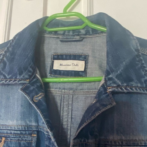 Massimo Dutti women's denim jacket like new, blue, medium-large size