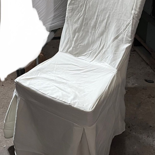 Chair covers used for receptions, ecru, pack of 140 pcs