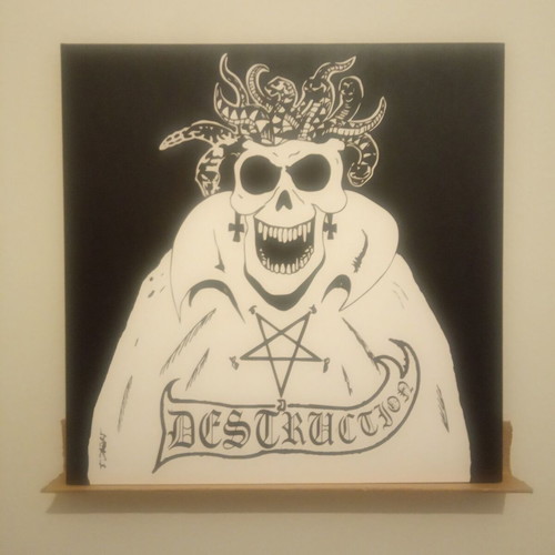 Destruction Bestial Invasion Of Hell LP σαν καινούργιο, clear vinyl, limited edition