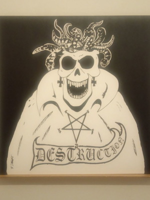 Destruction Bestial Invasion Of Hell LP σαν καινούργιο, clear vinyl, limited edition