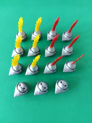 Playmobil κράνη ιπποτών με φτερά No3