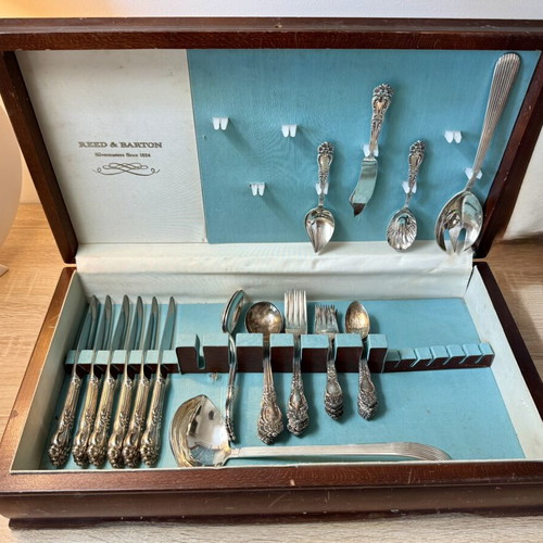 Reed & Barton Silver Plated Cutlery Set used