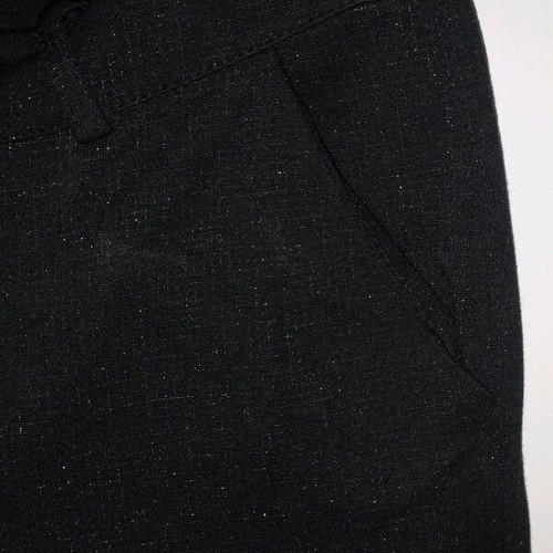 Black leggings pants like new, small, silver stitching