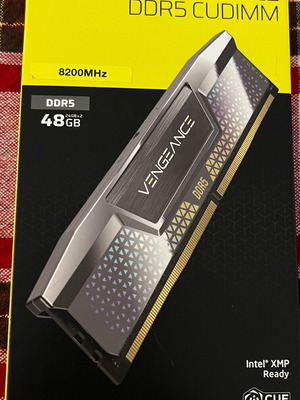 Corsair Vengeance DDR5 RGB Kit 48GB (2x24GB) CUDIMM 8200 MT/s new
