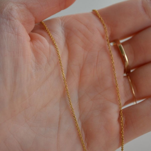 18k Gold Plated Silver Chain Necklace from Pari Fine Jewels new
