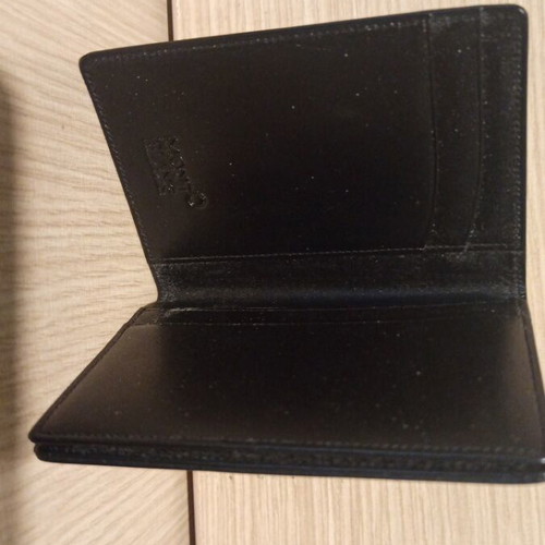 Montblanc Meisterstuck Business Card Holder leather black like new