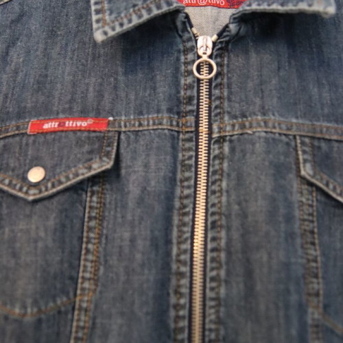 Attrattivo 90s denim dress used, blue, size XL