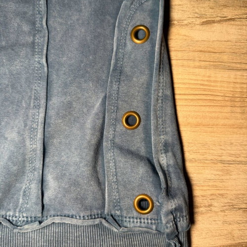 Diesel Logo Tank Top Blue Acid Wash, Size M