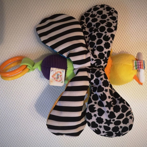 Lamaze Hanging Baby Stroller Toy with Teether Freddie like new