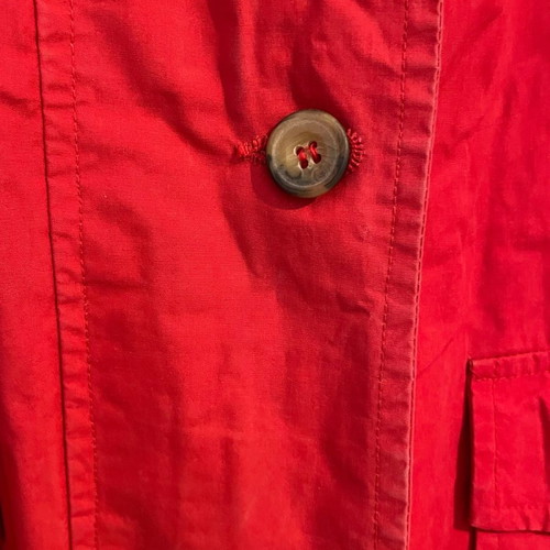 Zara Trafaluc red hooded rain jacket used size M