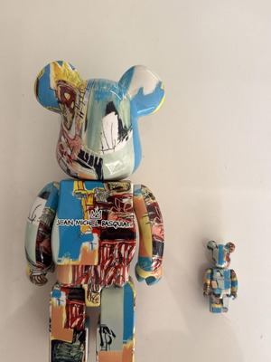 Medicom BE@RBRICK 2-Pack Jean-Michel Basquiat like new