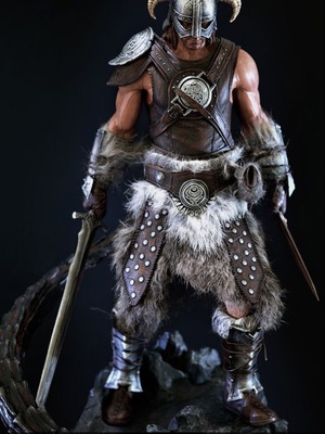 Gaming Heads The Elder Scrolls Skyrim exclusive statue like new