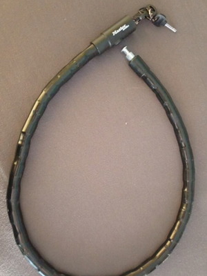 Masterlock lock like new, 1.3 meter length