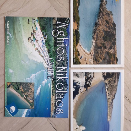 Postcards used, Crete Sitia Ag. Nikolaos, set of 3