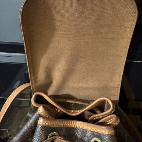 Louis Vuitton Montsouris MM backpack, vintage, medium size, brown