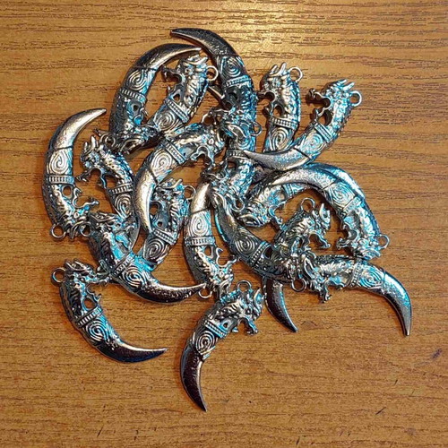 Metal pendant new, lot of 20 pieces, 5 cm