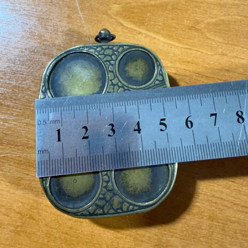 Old Greek coin holder used