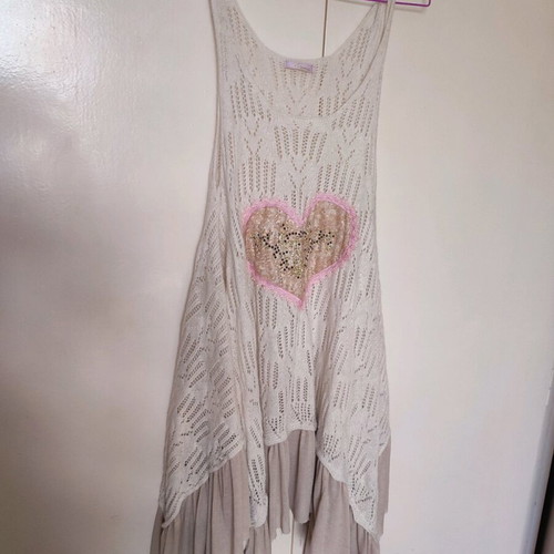 Princess girly dress like new with lace heart and strass