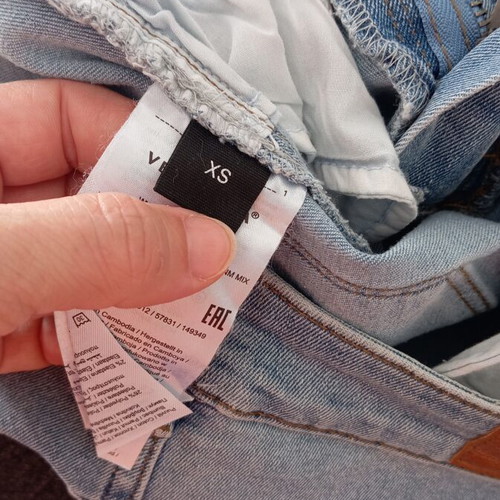 Vero Moda jean skirt size XS 34 like new, blue