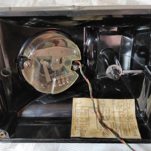 Ericsson PTT telephone used, black bakelite rotary dial