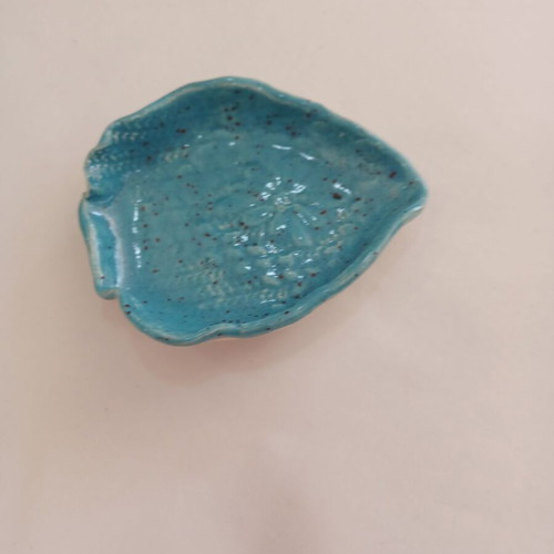Ceramic ring dish like new, 11.5x9.5 cm