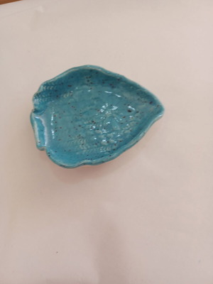 Ceramic ring dish like new, 11.5x9.5 cm
