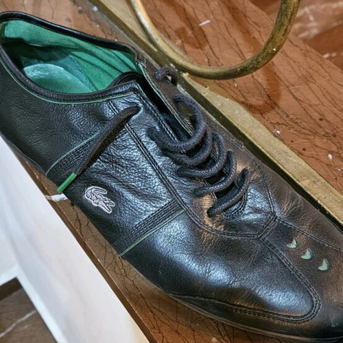 Lacoste men's shoes used, size 44, black