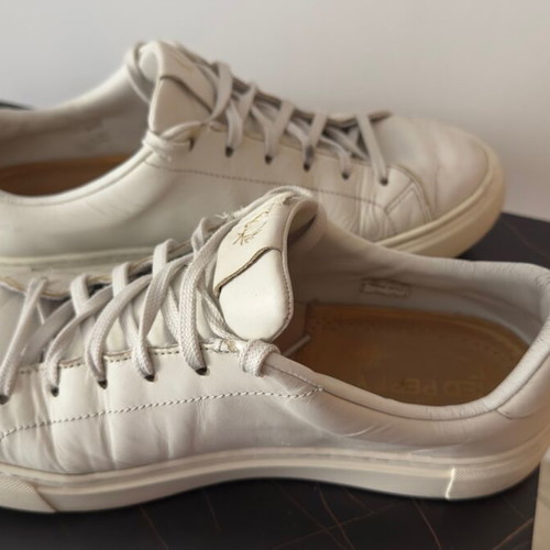 Fred Perry men's shoes used, beige, size 45