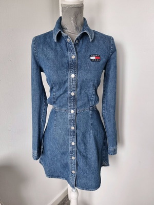 Tommy Hilfiger denim dress size S new, blue