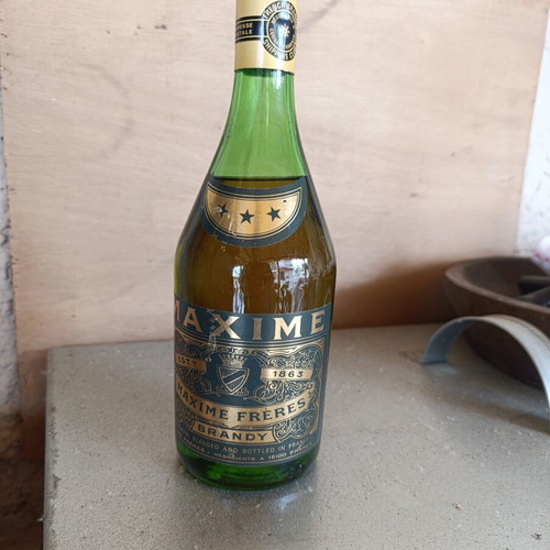 Vintage Maxime Frères French Brandy 1983 sealed 0.7L, like new