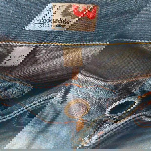 Bershka jeans γυναικείο τζιν με σκισίματα size 34 / XS