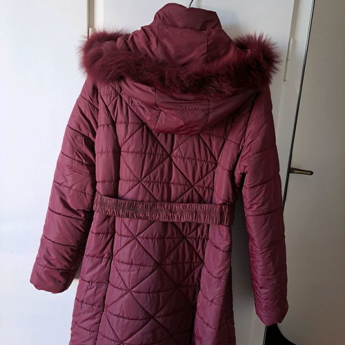 Long jacket used with hood red, size L