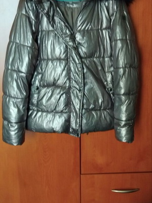 Eskey women's jacket black lame size XL like new