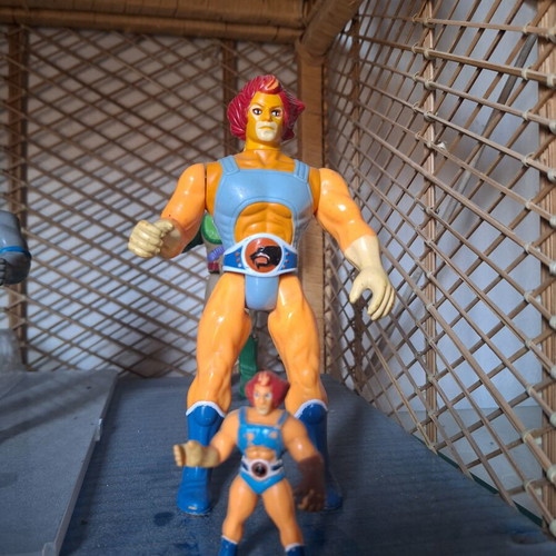 Thundercats vintage figures collection LJN 1985, 11 figures and 3D logo