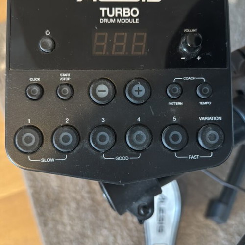 Alesis Turbo Mesh Kit drum set used with Pearl stool gift