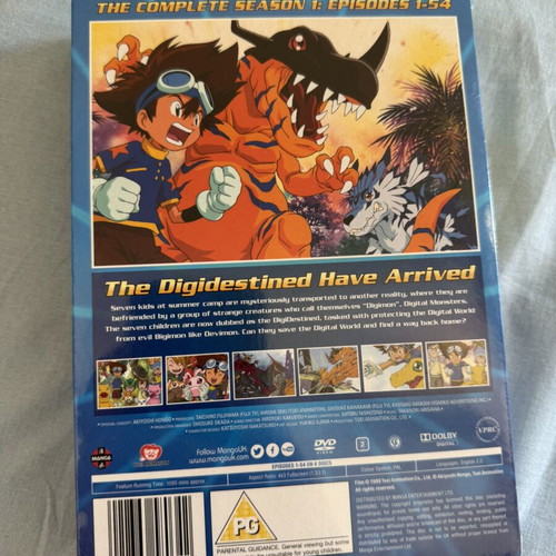 Digimon Adventure Season 01 DVD box set, sealed