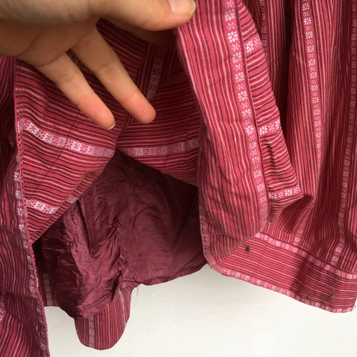 Pink cotton midi skirt size 42 like new