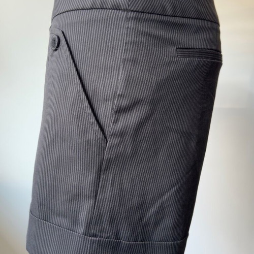 New Look striped shorts size M like new, black and grey