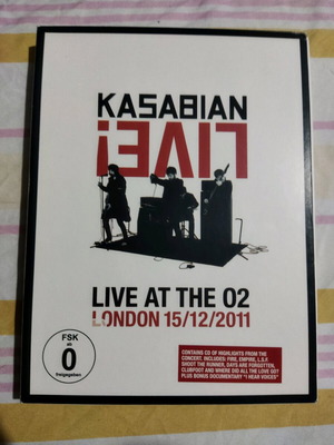 Kasabian Live At The O2 DVD+CD boxset like new