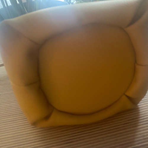Labienhecha Angelita Mini Bucket bag, yellow, vegan biomaterial