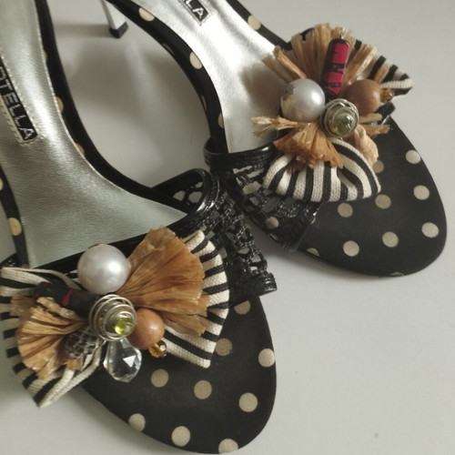 Roberto Botella mules leather used, size 37.5/38, black