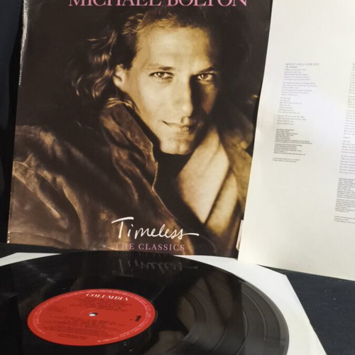 Michael Bolton Timeless LP used, good condition x2