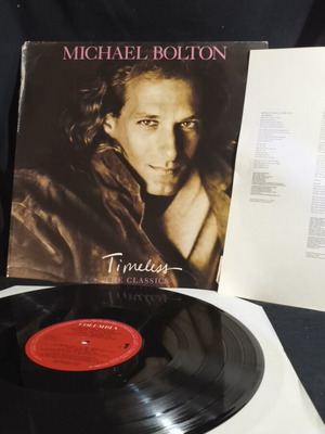 Michael Bolton Timeless LP used, good condition x2